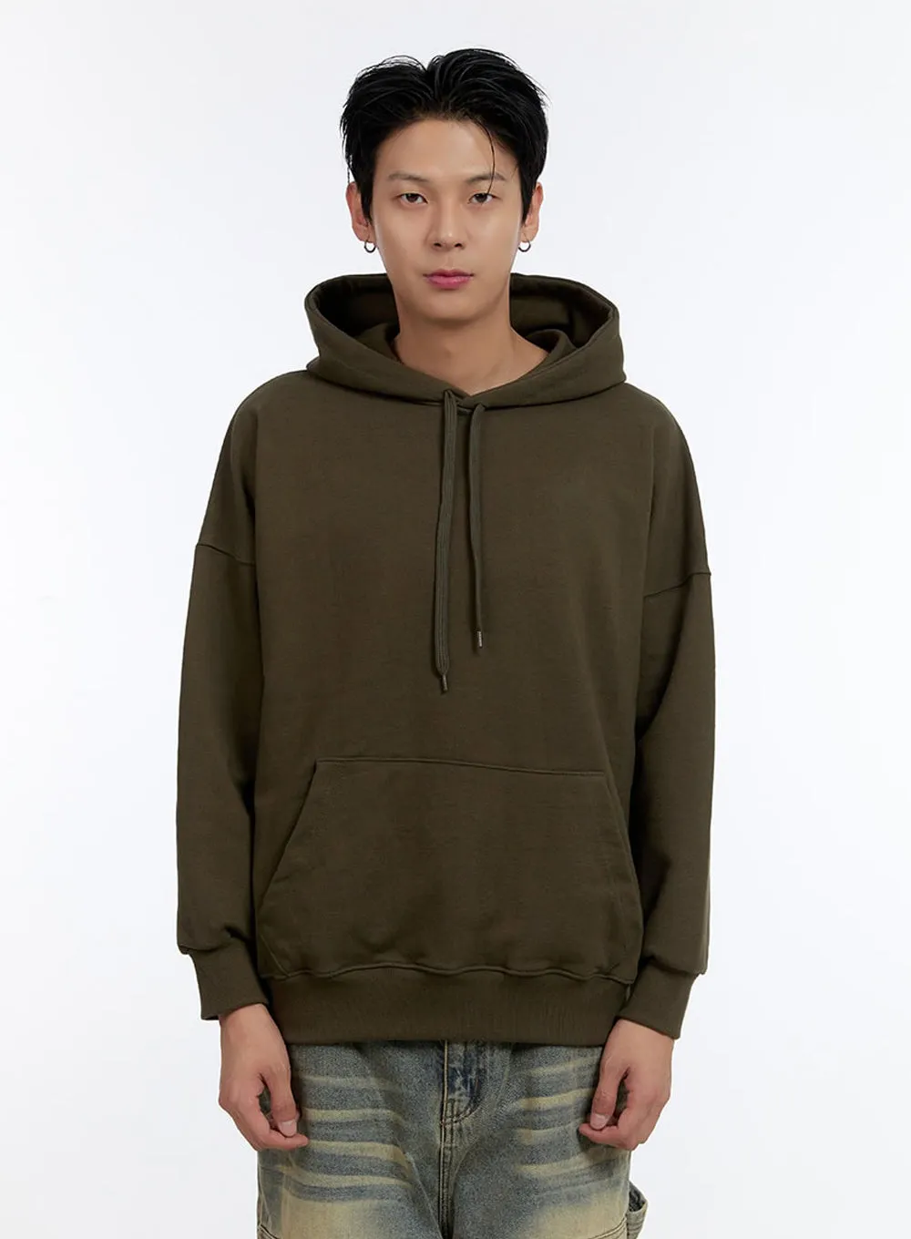 Men's Loose Fit Hoodie IO428