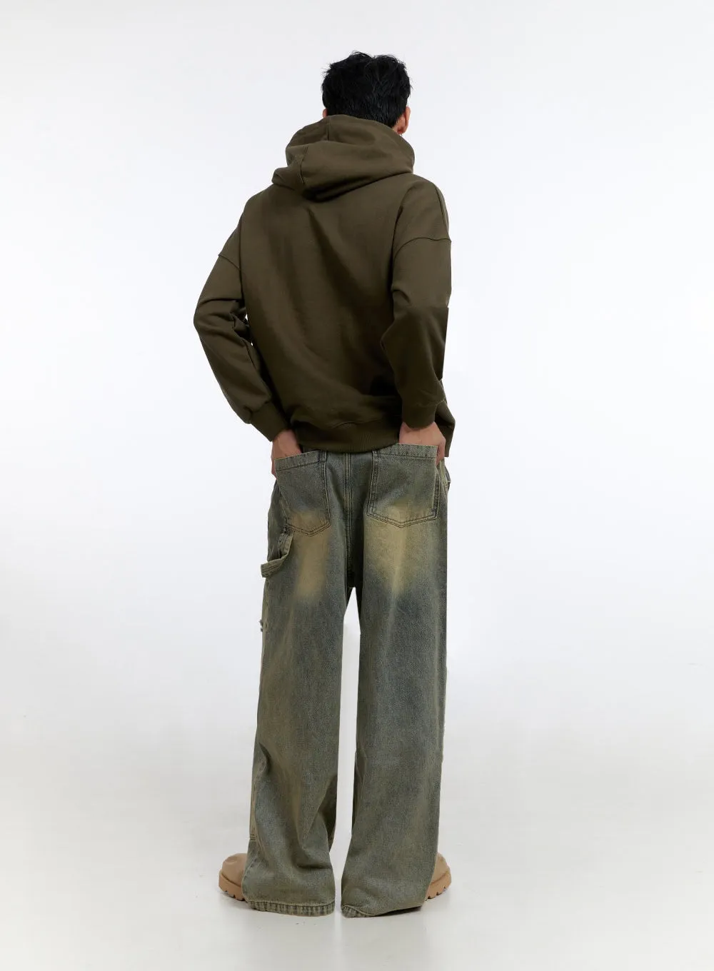 Men's Loose Fit Hoodie IO428