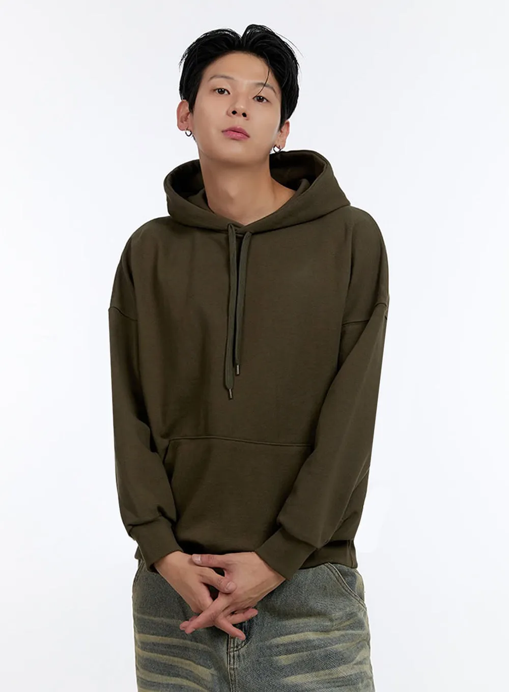 Men's Loose Fit Hoodie IO428