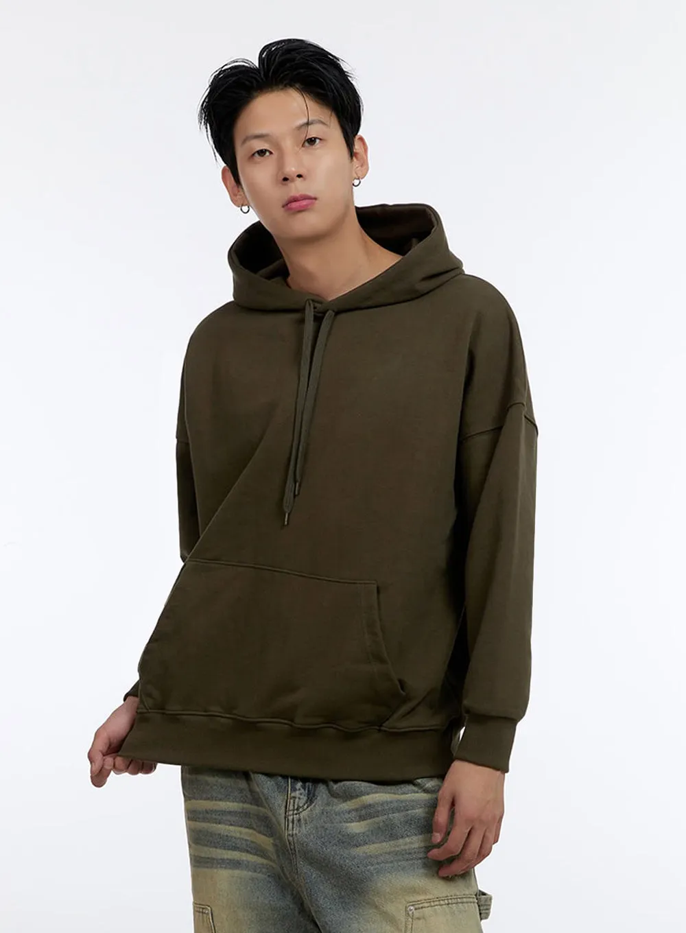 Men's Loose Fit Hoodie IO428