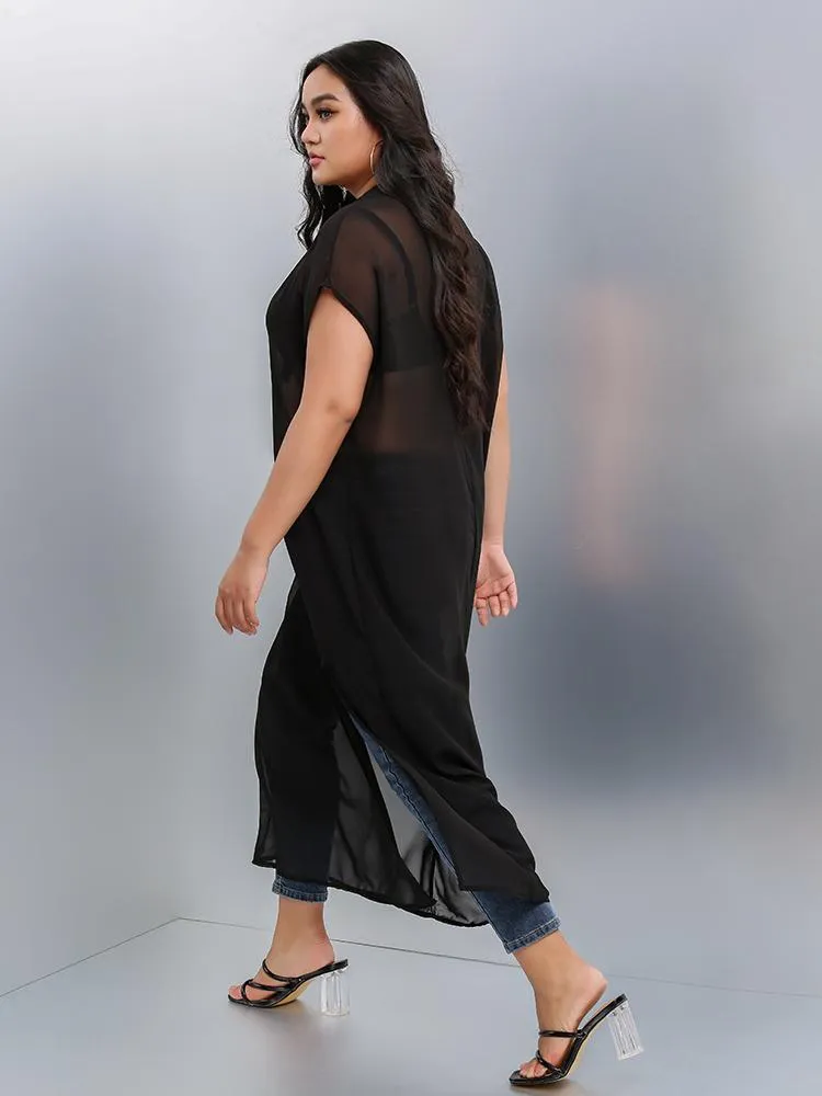 Mesh See Through Dress