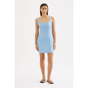 Monroe Linen Mini Dress | Sky