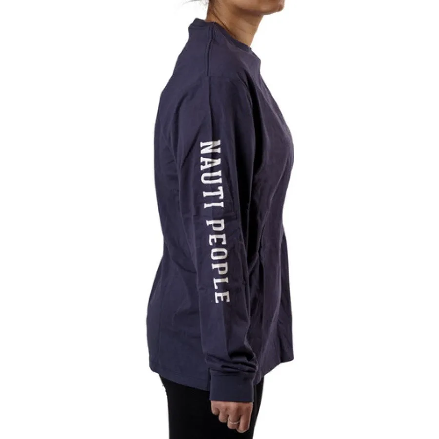 Nauti People Navy Unisex Long Sleeve T-Shirt