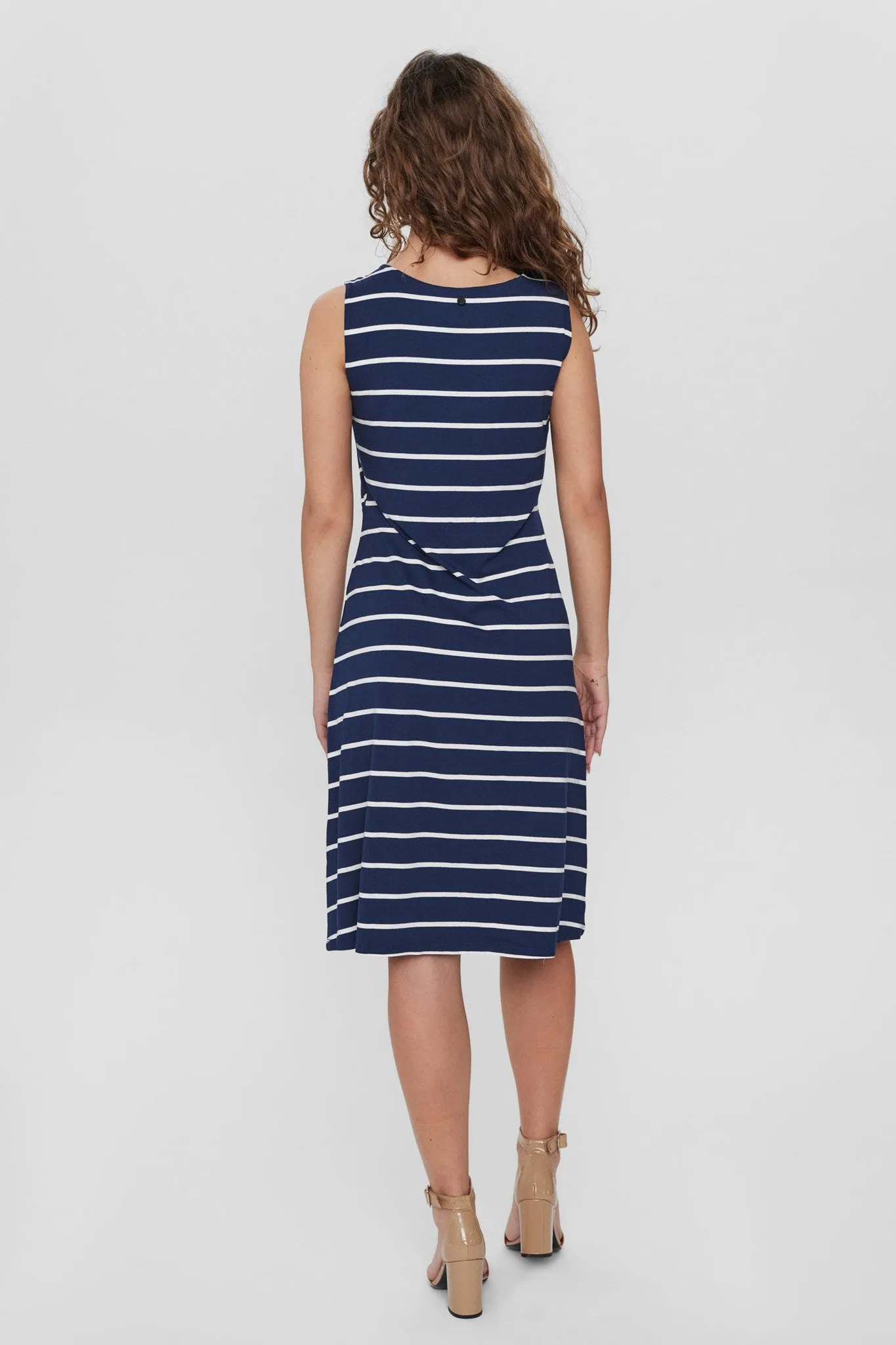 NUCALLIS DRESS - Dark Sapphire