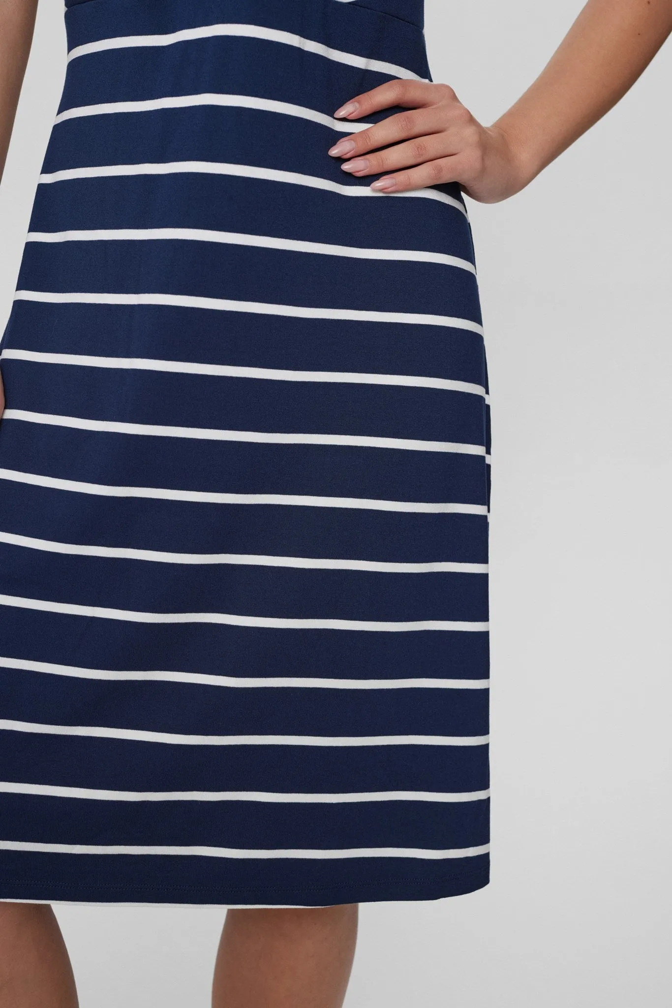 NUCALLIS DRESS - Dark Sapphire