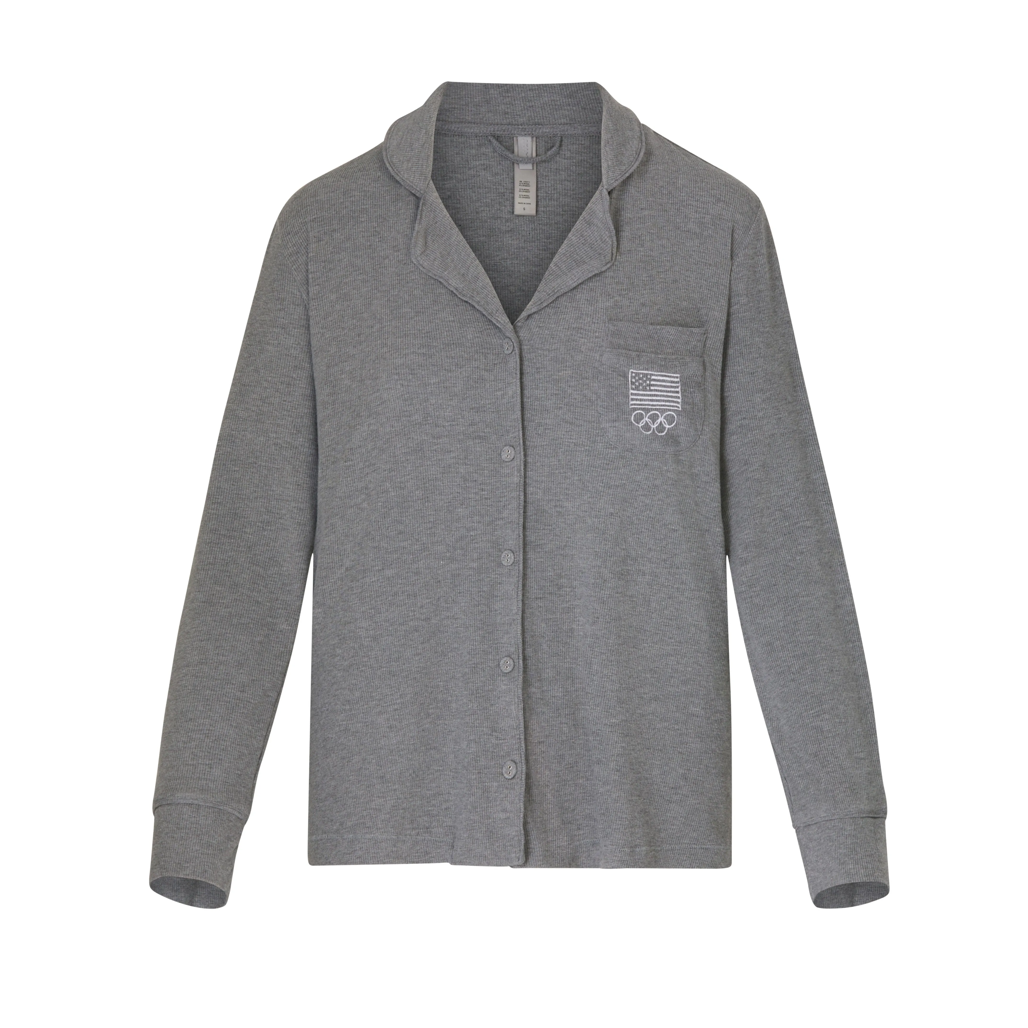 OLYMPIC CAPSULE JERSEY SLEEP SET | HEATHER GREY