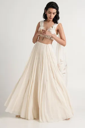Opal - Celebrations Blou-sari   Cocktail Skirt