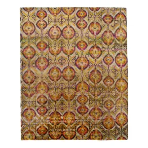 Orange Alchemy & Gold Transitional Wool Silk Blend Rug - 12'11" x 15'11"