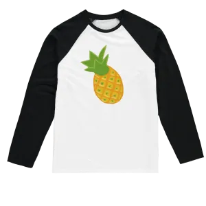 Pineapple Sublimation Baseball Long Sleeve T-Shirt