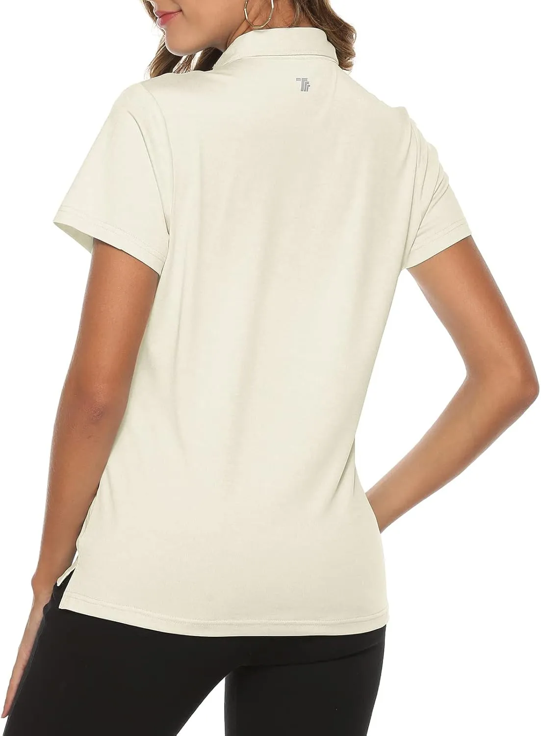 Rdruko Women's Golf Polo Shirts Short Sleeve Dry Fit Moisture Wicking Tennis Sports Casual Collared T Shirts