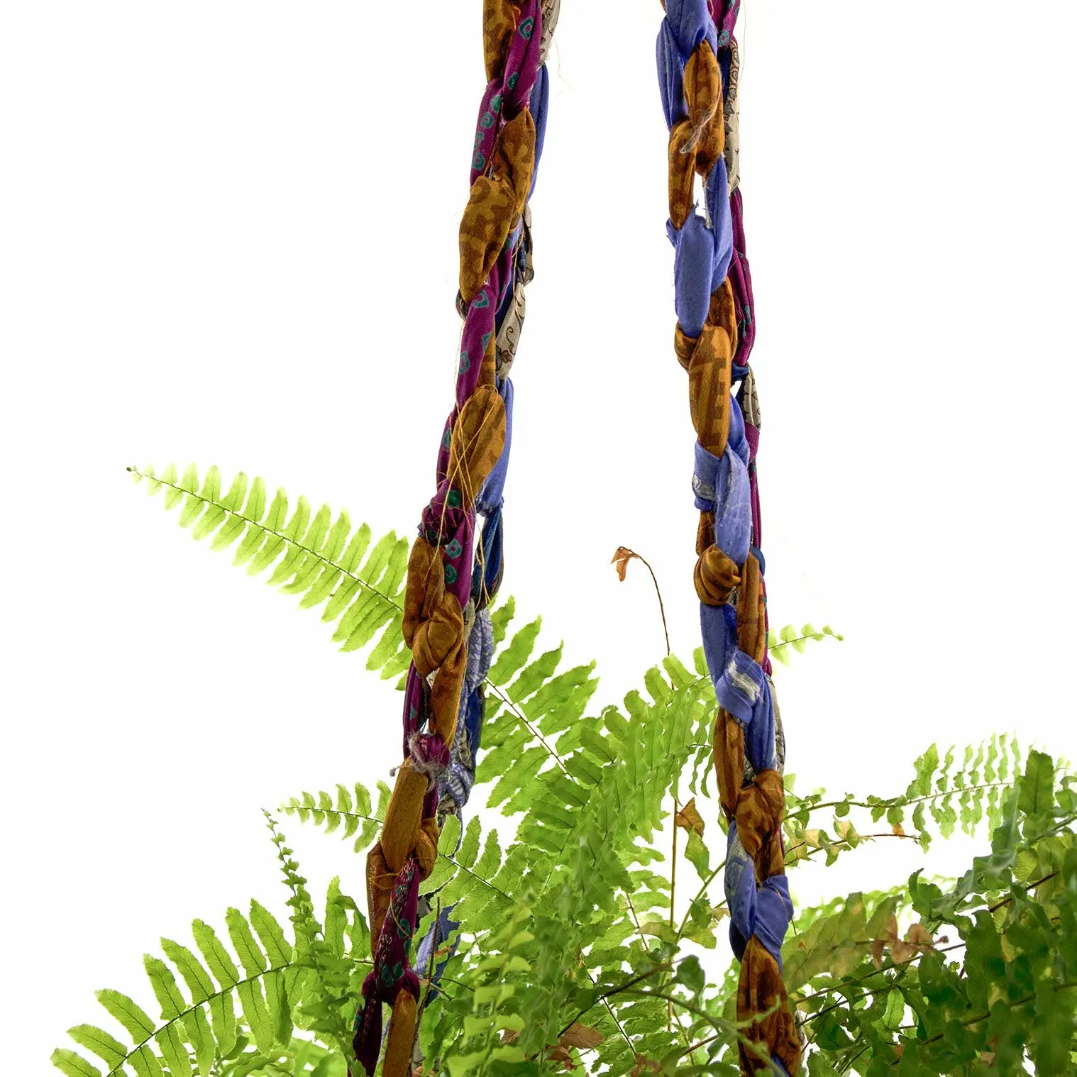 Recycled Sari Plant Hanger - Large