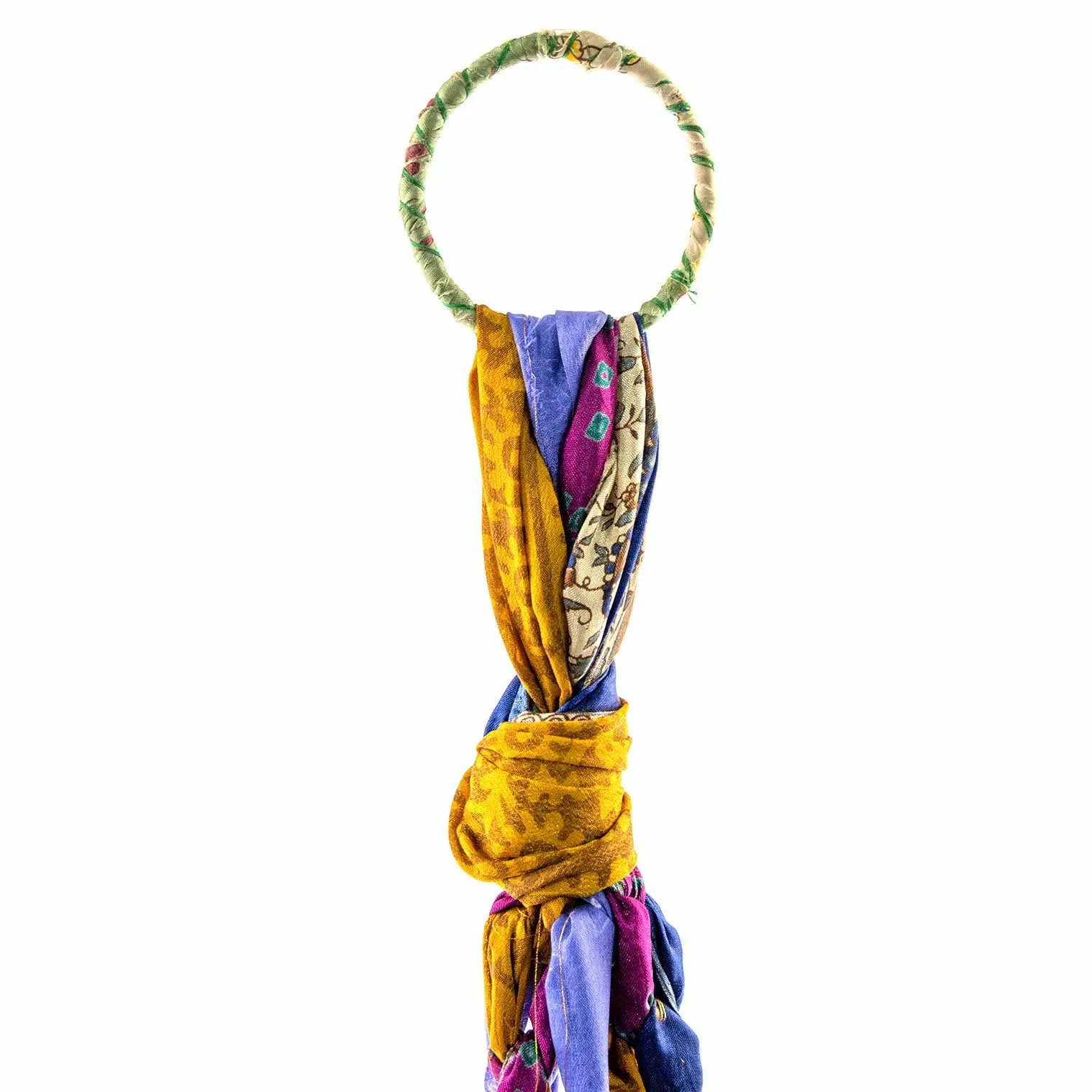 Recycled Sari Plant Hanger - Large