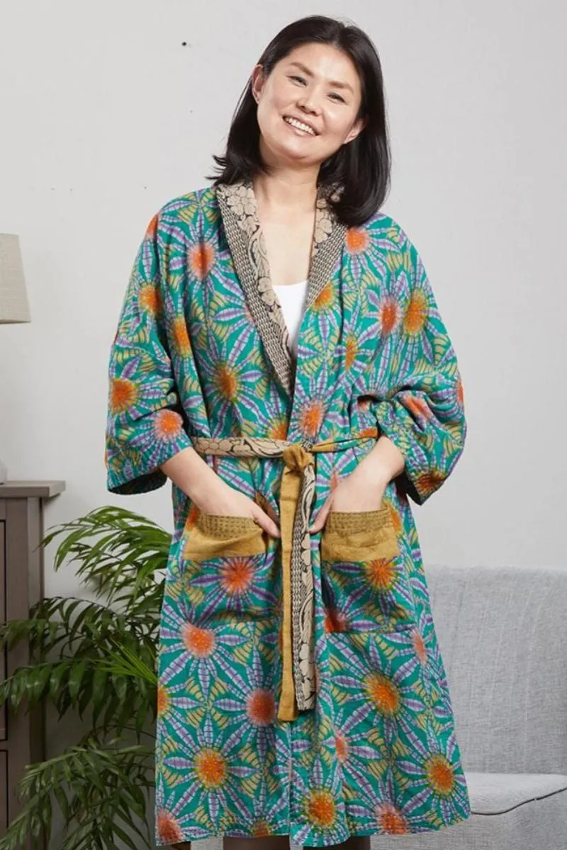 Recycled Sari Spa Bath Robe
