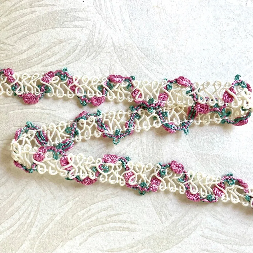 Rosebud Rococo Passementerie Braid  - Multiple Colorways