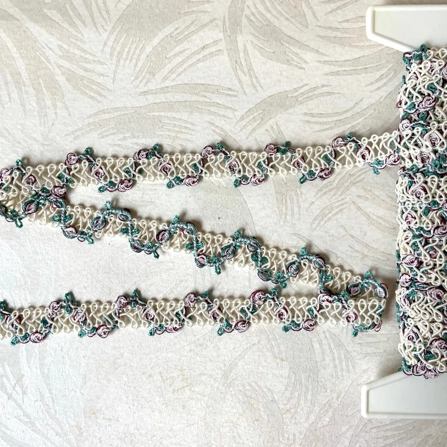 Rosebud Rococo Passementerie Braid  - Multiple Colorways