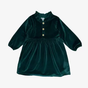 samantha dress || evergreen velvet