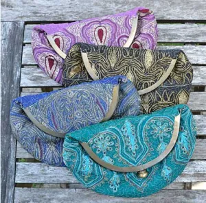 Sari Crescent Clutch