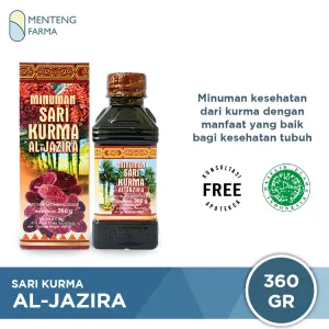Sari Kurma Al Jazira 360 Gram - Minuman Sari Kurma Asli