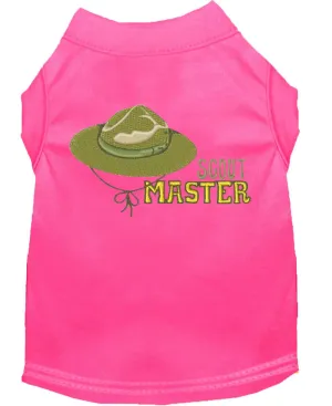 Scout Master Embroidered Dog Shirt Bright Pink Med (12)
