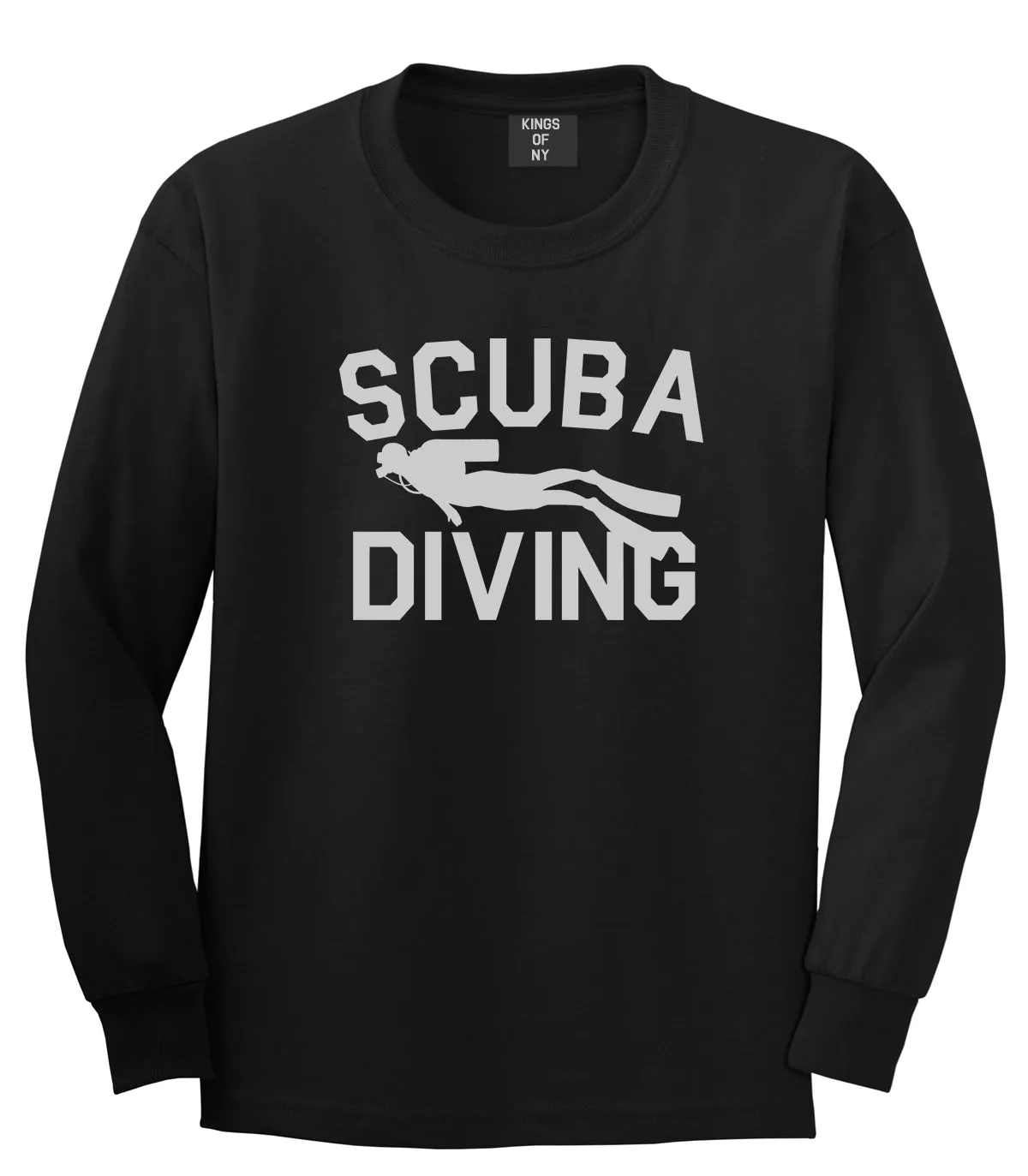 Scuba Diving Mens Long Sleeve T-Shirt
