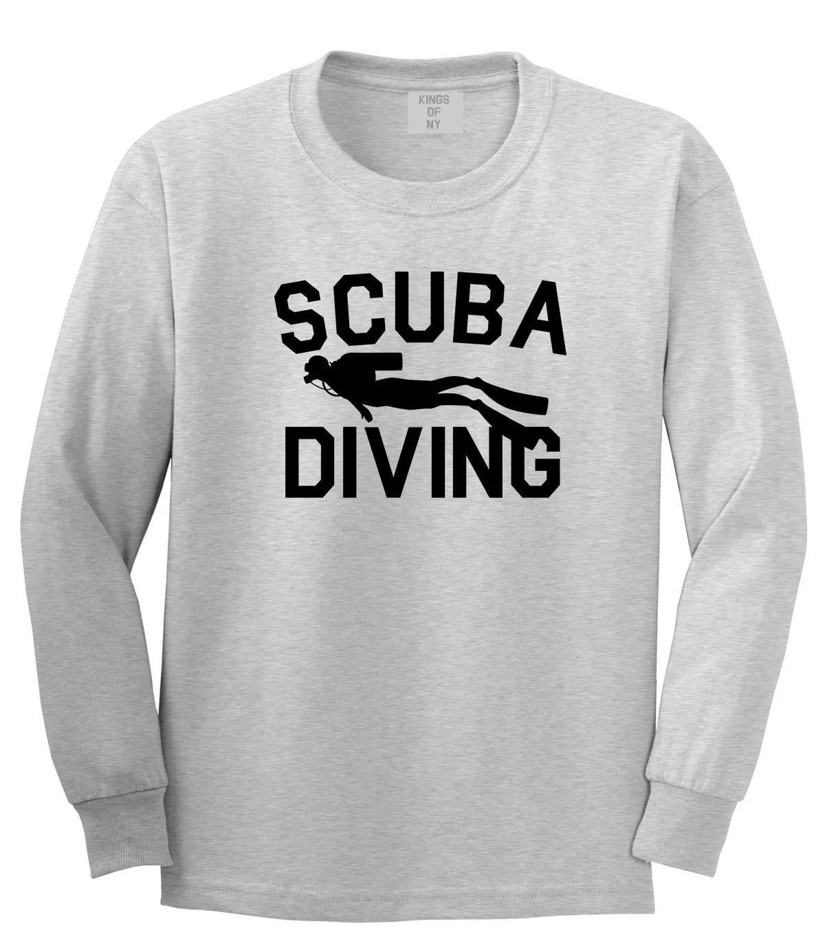 Scuba Diving Mens Long Sleeve T-Shirt