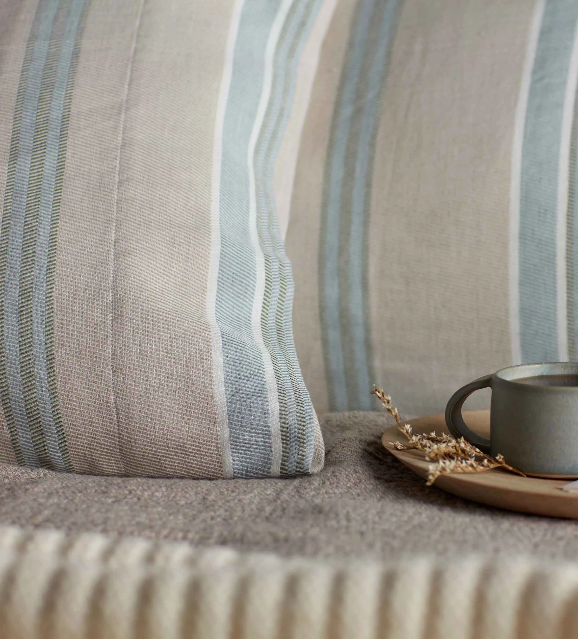 Selsey Stripe Cotton Linen Bed Linen