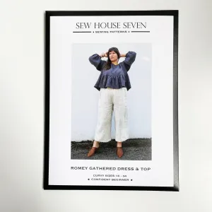 Sew House Seven Patterns : Romey Gathered Dress & Top - Curvy