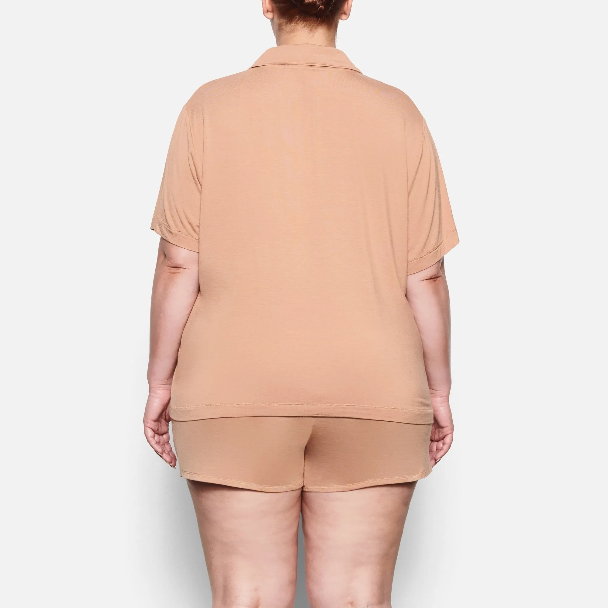 SLEEP SHORT SLEEVE SET | OCHRE