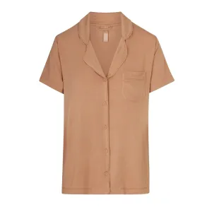 SLEEP SHORT SLEEVE SET | OCHRE
