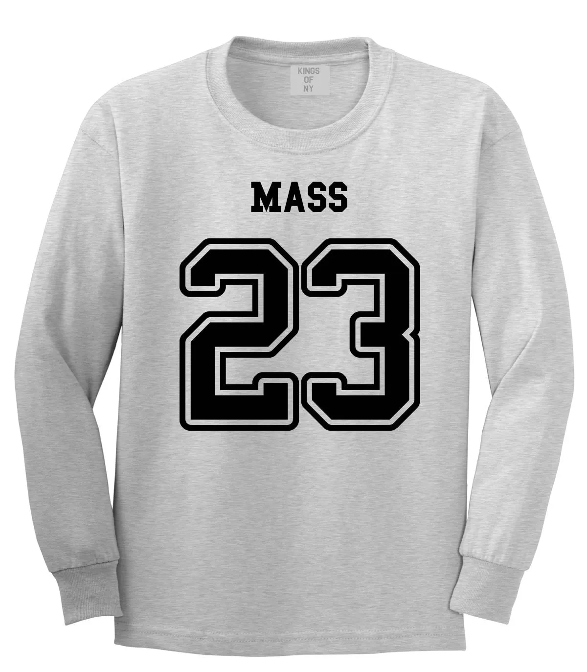 Sport Style Massachusetts 23 Team State Jersey Long Sleeve T-Shirt