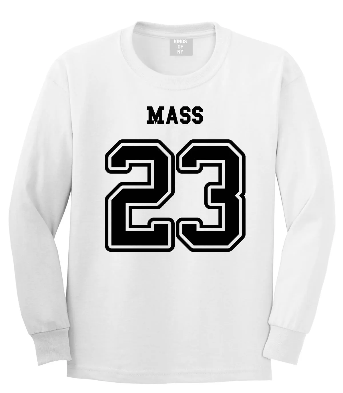 Sport Style Massachusetts 23 Team State Jersey Long Sleeve T-Shirt