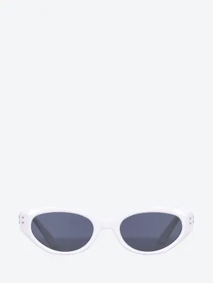 Sunglasses rococo butterfly wht