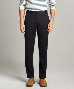 Sutton Stretch Tropical Wool Suit Trouser in Navy