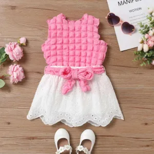 Sweet Sleeveless Dress Set - Toddler Girl (2pcs