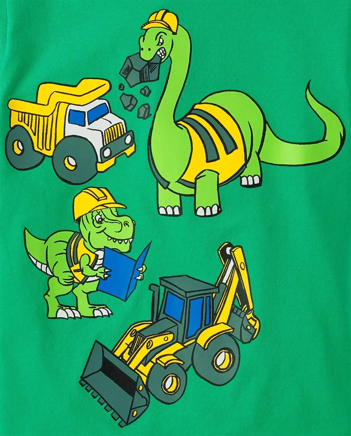 The Children's Place Baby and Toddler Boys' Dino Short Sleeve Graphic T-Shirts, Multipack