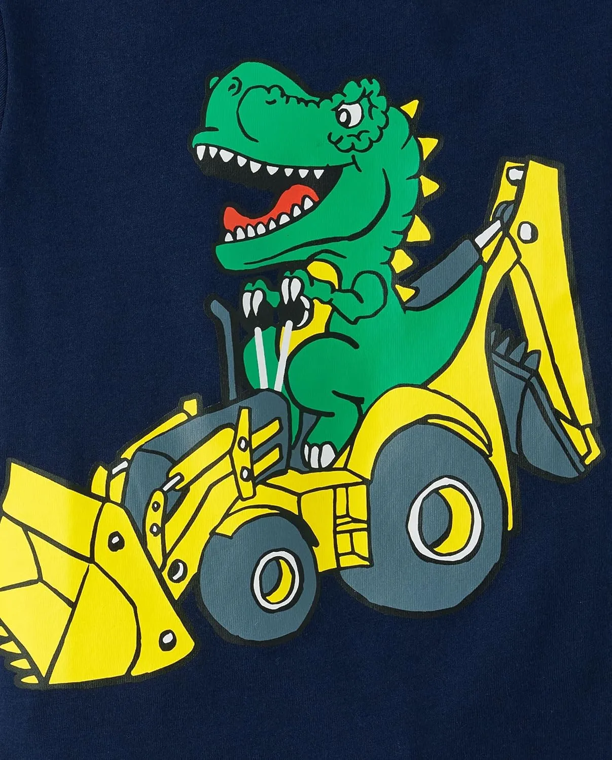 The Children's Place Baby and Toddler Boys' Dino Short Sleeve Graphic T-Shirts, Multipack
