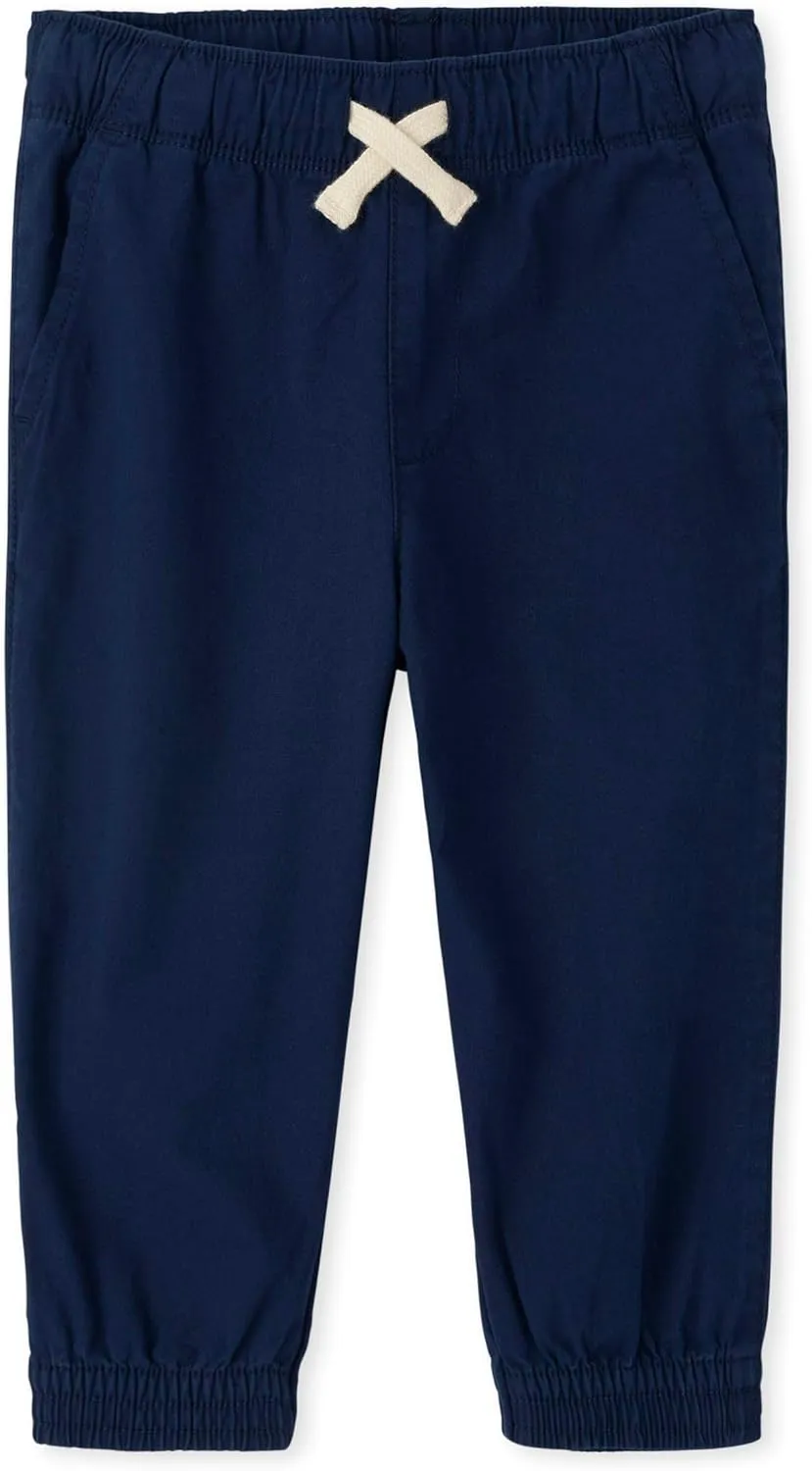 The Children's Place Baby Boys' and Toddler Stretch Pull on Jogger Pants