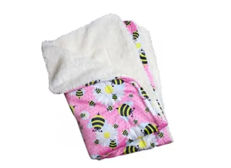 Ultra Soft Minky Bumblebee and Flowers Pajamas