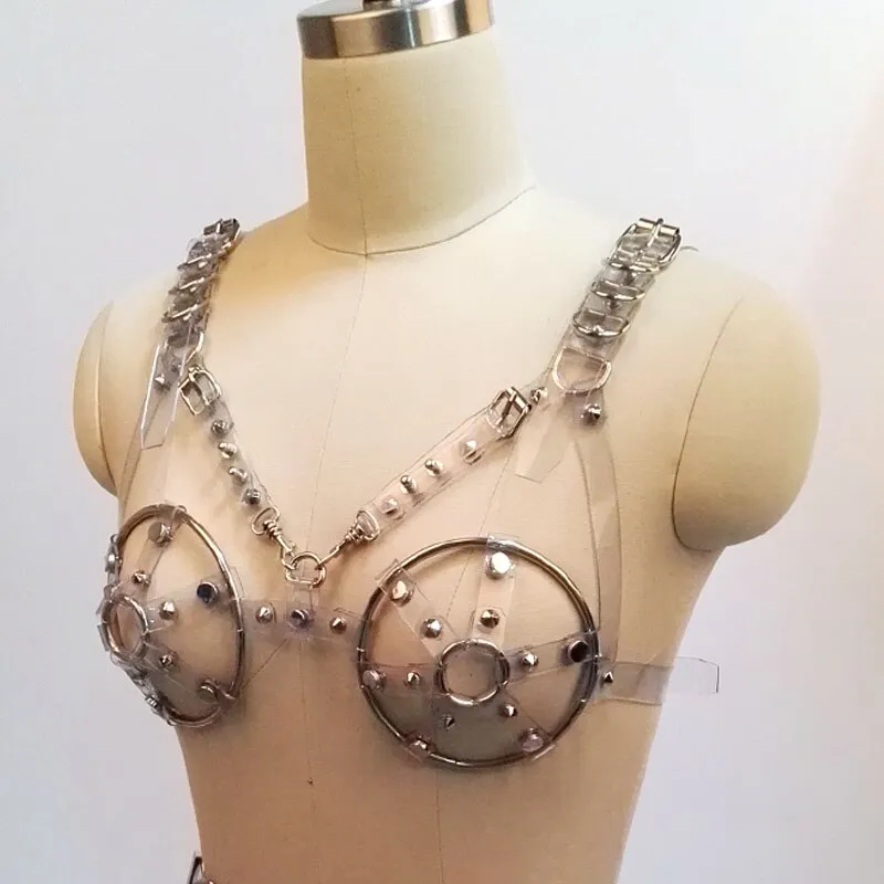 Vinyl Caged Harness Set